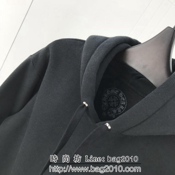 Chrome hearts 克羅心 18ss秋冬新款 梵文印花圖案 加絨加厚連帽衛衣 情侶款 ydi1296